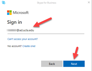 unable to sign into skype for business